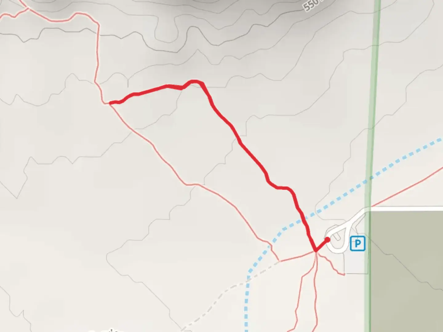 An image depicting the trail Maricopa Short Trail from San Tan Mountain Park and its surrounding area.