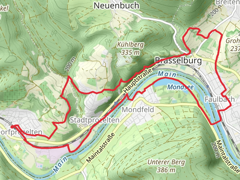 Dorfprozelten and Faulbach Loop via Main