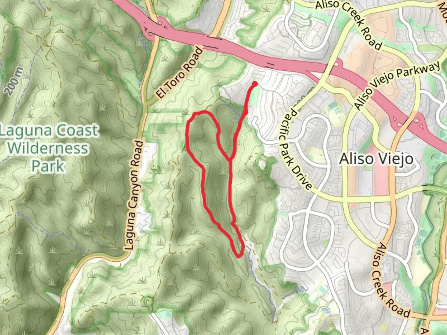 An image depicting the trail Vista and Lynx Loop Trail and its surrounding area.