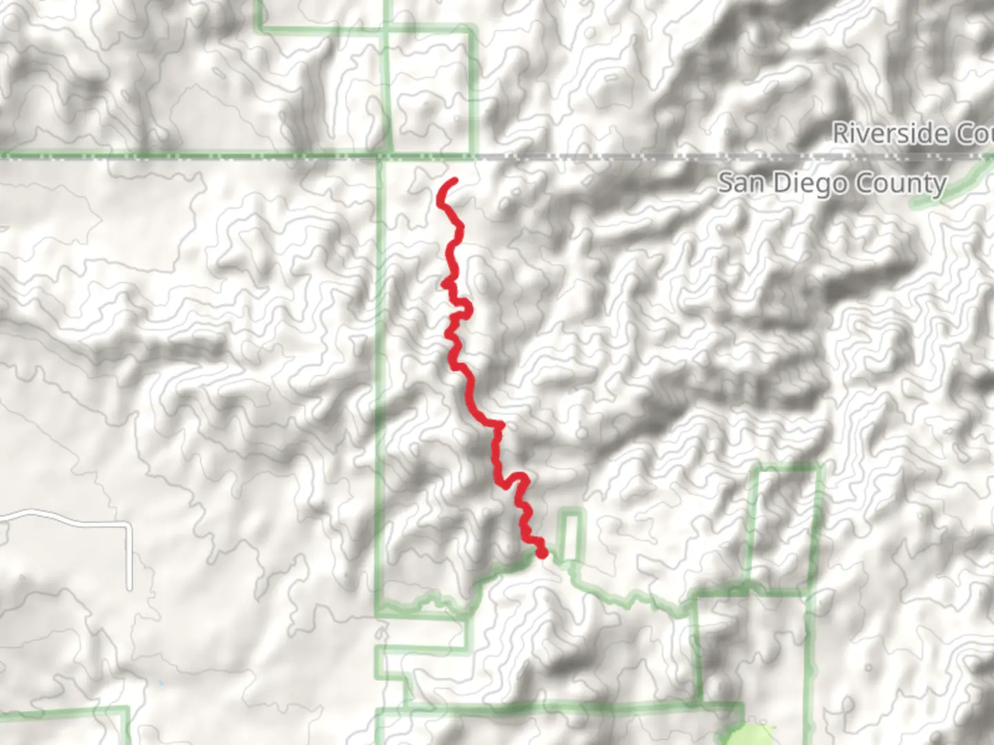 An image depicting the trail Pacific Crest Trail - Lost Valley Road and its surrounding area.