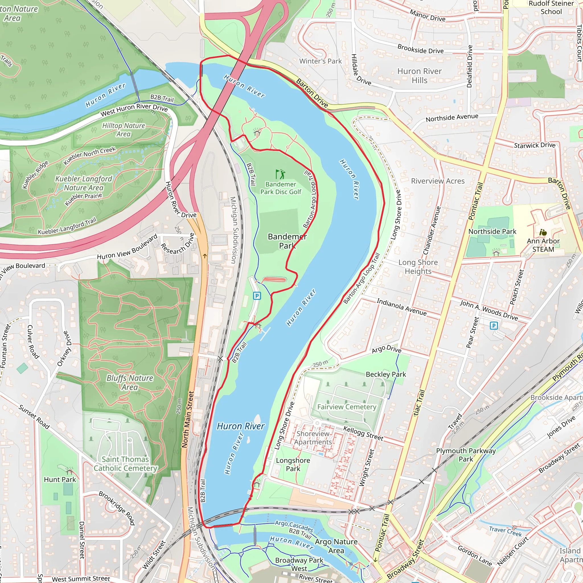 Barton - Agro Loop Trail mobile static map