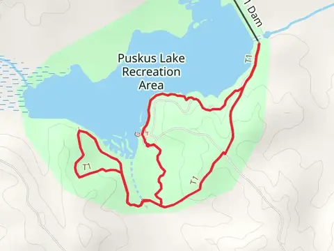 Puskus Lake Recreation Area Loop