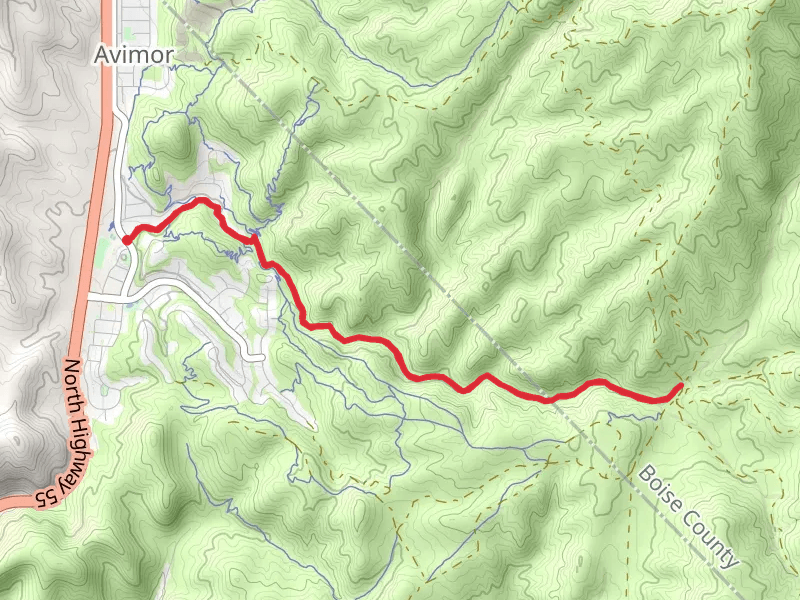 Spring Valley Creek Trail Out and Back