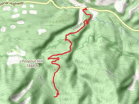 Lost Creek Trail via Santa Ana River Trail