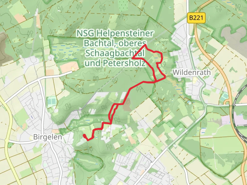 Birgeler Urwald and Maas Niederrheinpad K Loop