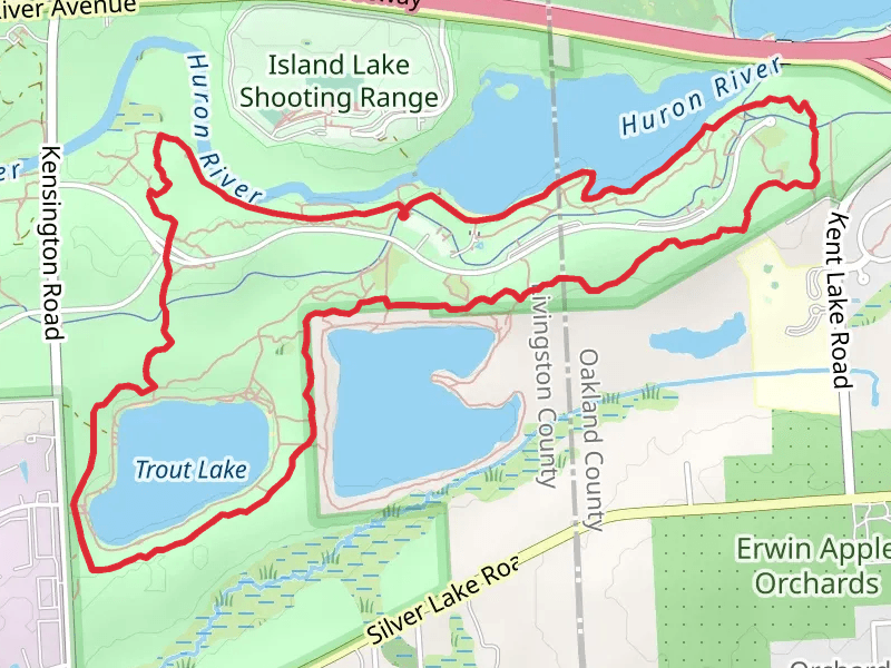 Trout Lake - Hickory Ridge Loop Trail