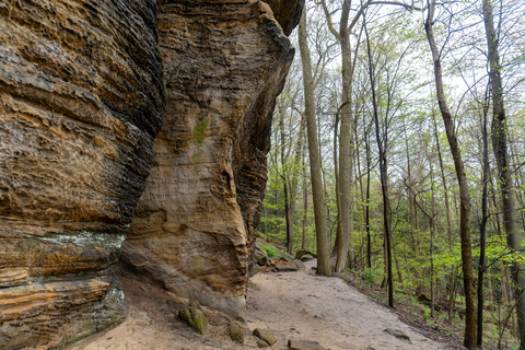 Ice Box Cave and Virginia Kendall Park via Ledges Trail and Haskell Run Trail