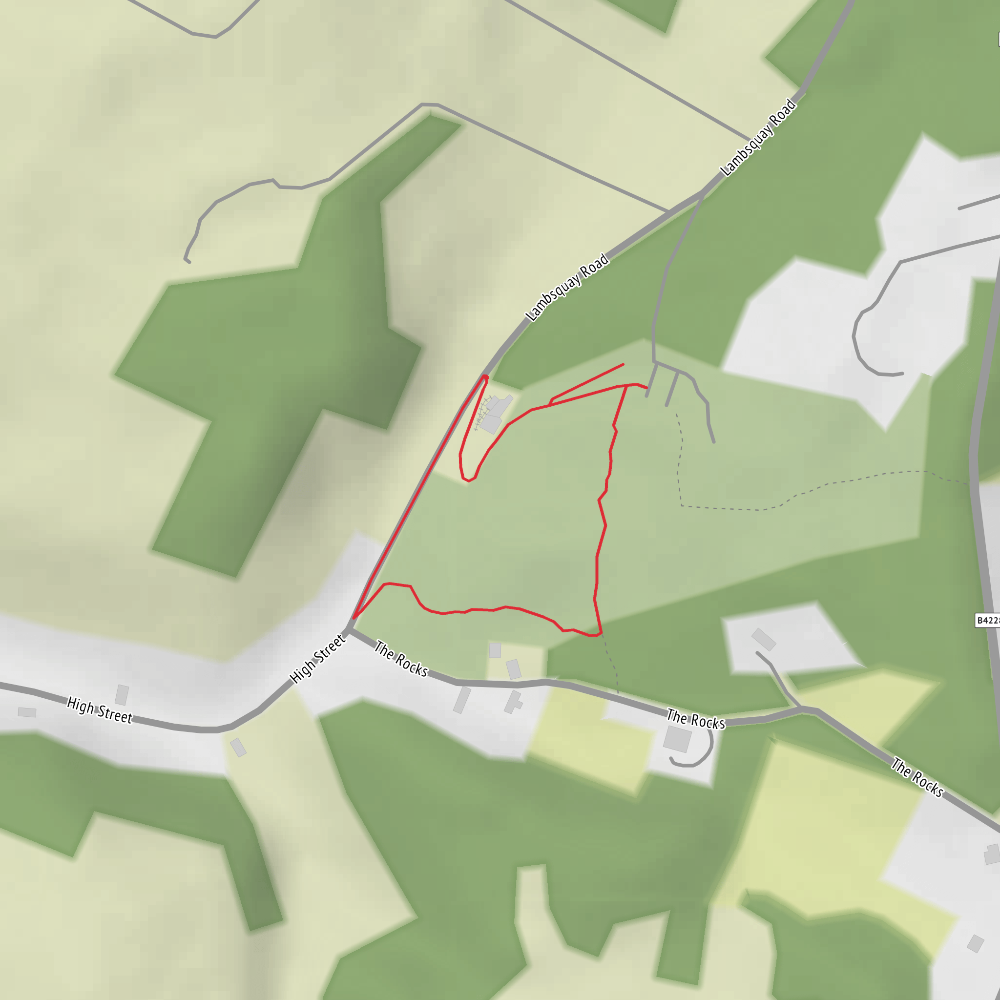 Clearwell Caves Loop mobile static map