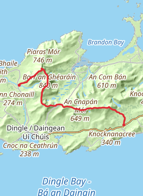 Tom Crean Endurance Challenge 2025 mobile static map