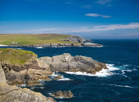 The Crooans, Funzie Ness, Croo Water and Funzie Bay