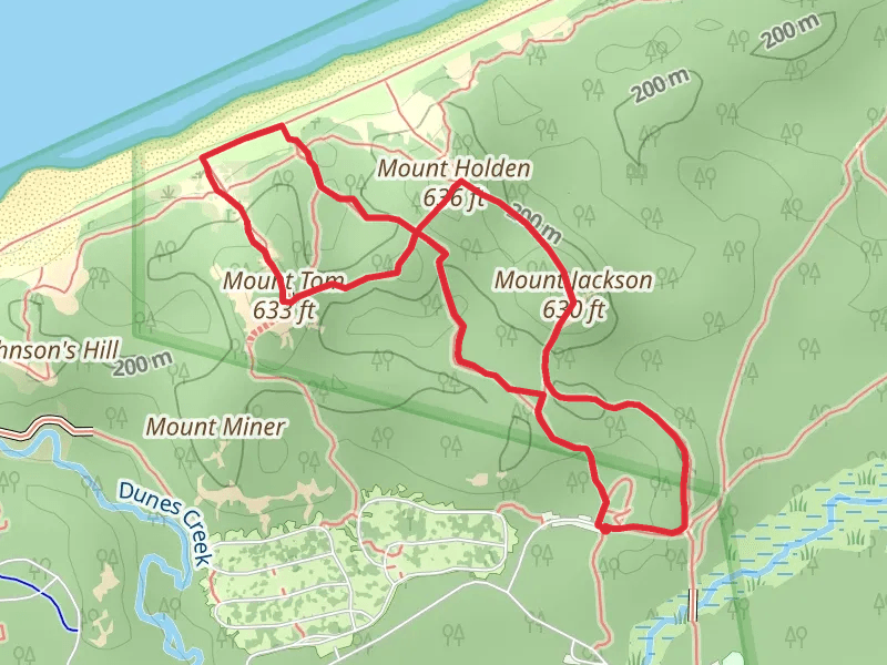 Mount Tom, Holden and Jackson Loop