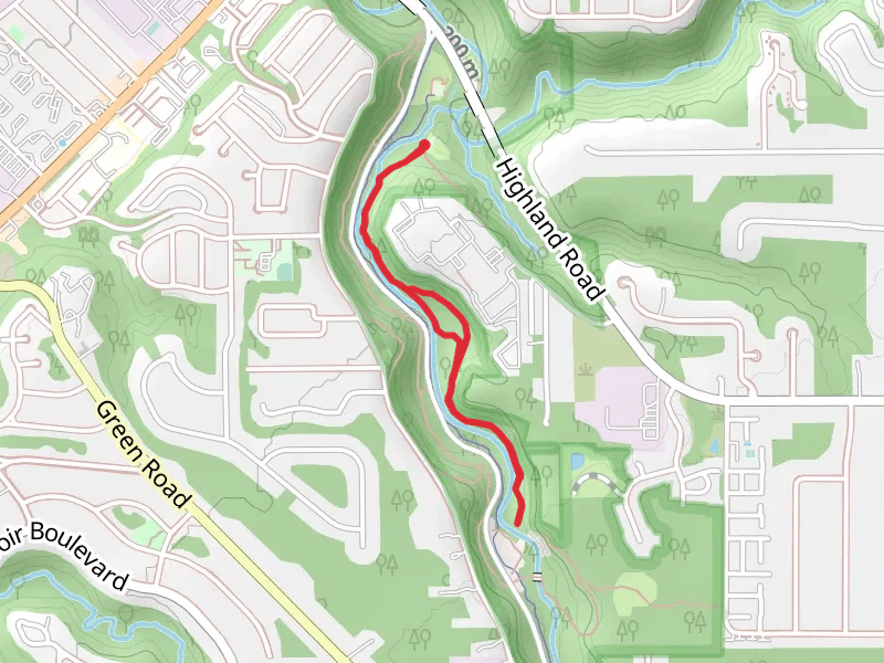 Euclid Creek and Upper Highland Loop Trail