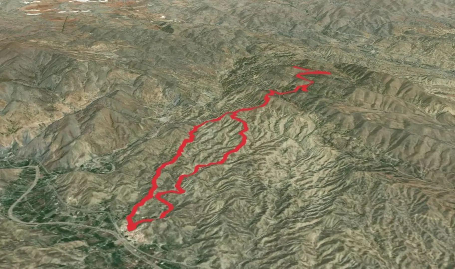 An image depicting the trail Del Ricaveral PR A 357 and its surrounding area.