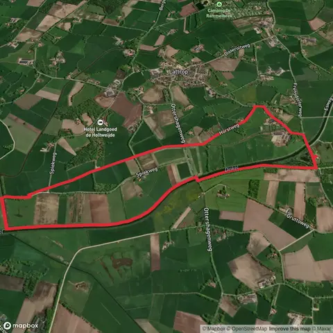 Dinkel via Dinkelpad and Latrop Paarse Route
