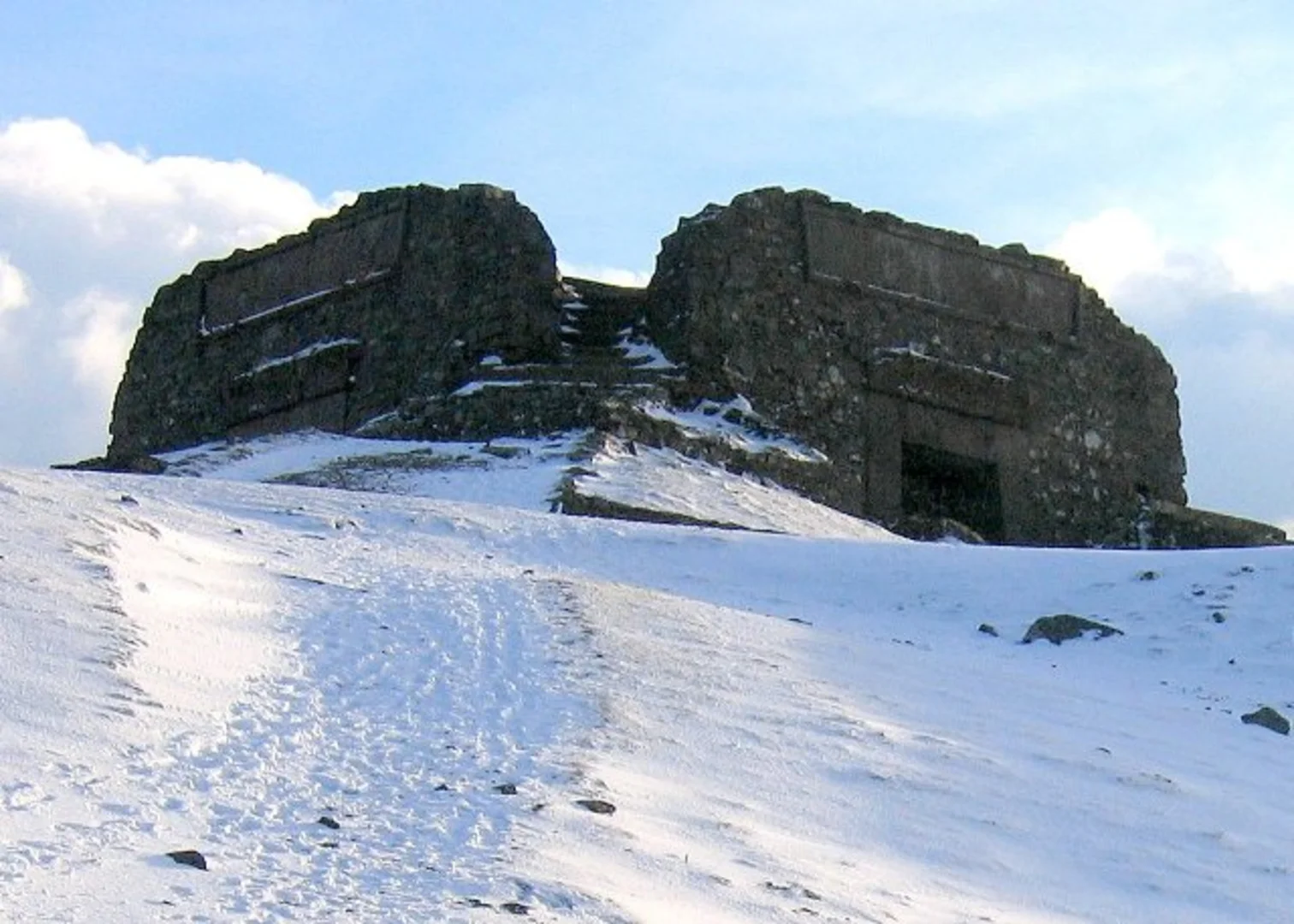 An image depicting the trail Moel Famau and the Clwydian Hills from Cilcain and its surrounding area.