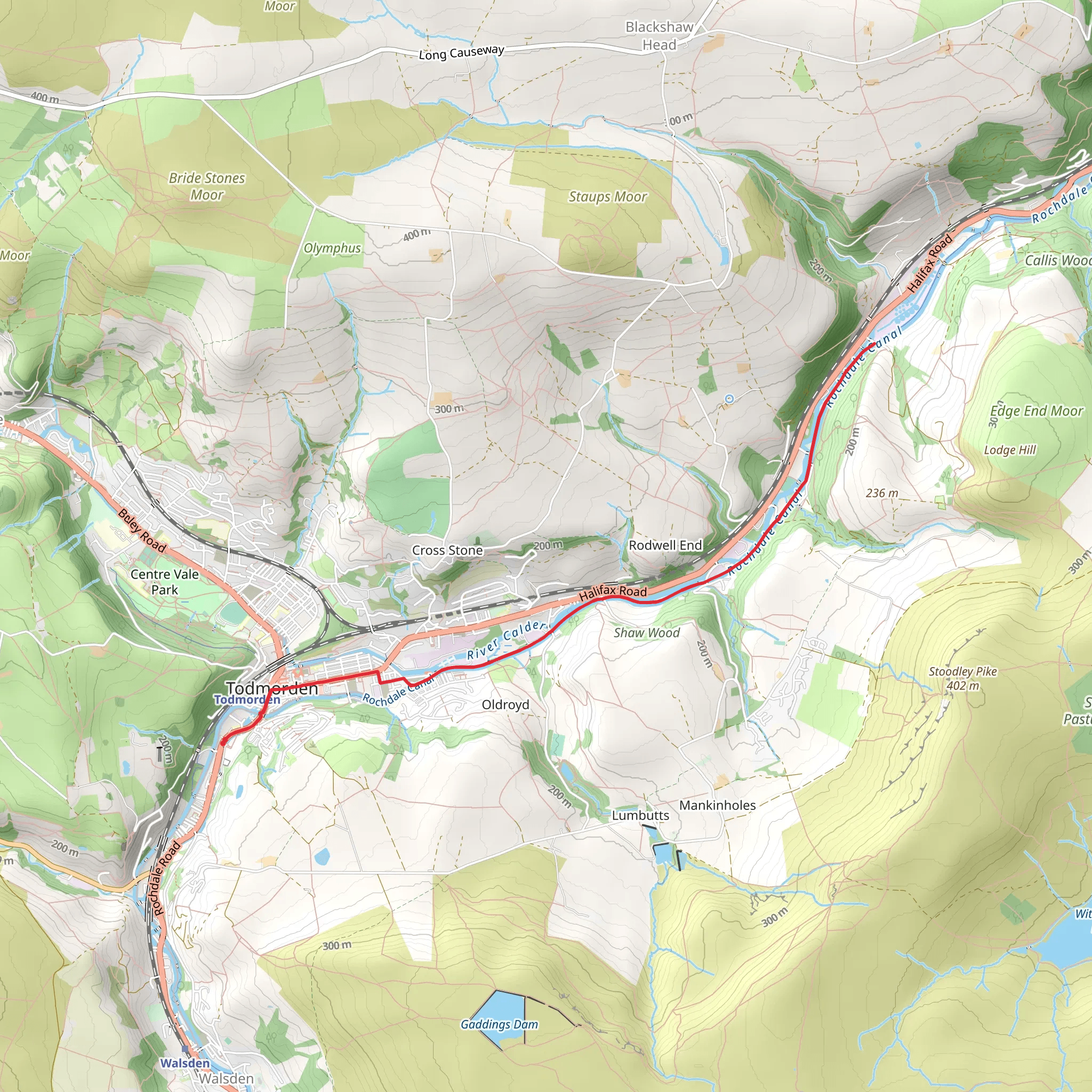 Rochdale Canal Walk from Todmorden | Calderdale | England