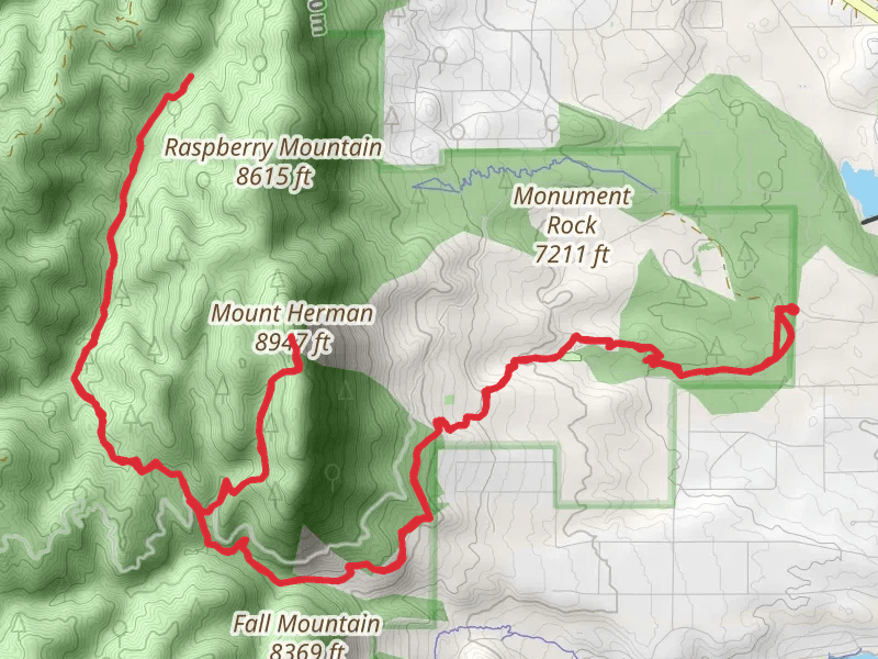 Mount Herman and Monument Trail