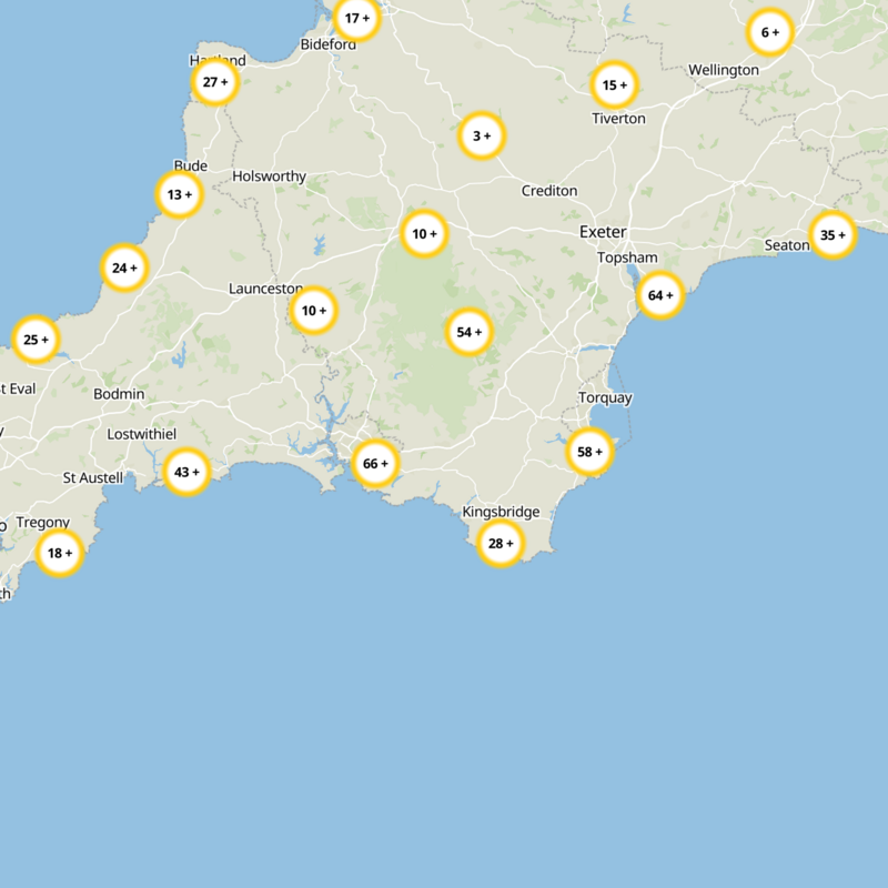 Teignbridge Static Map