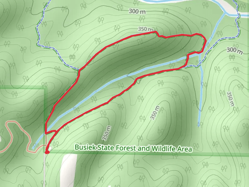 Busiek Yellow and Blue Loop Trail