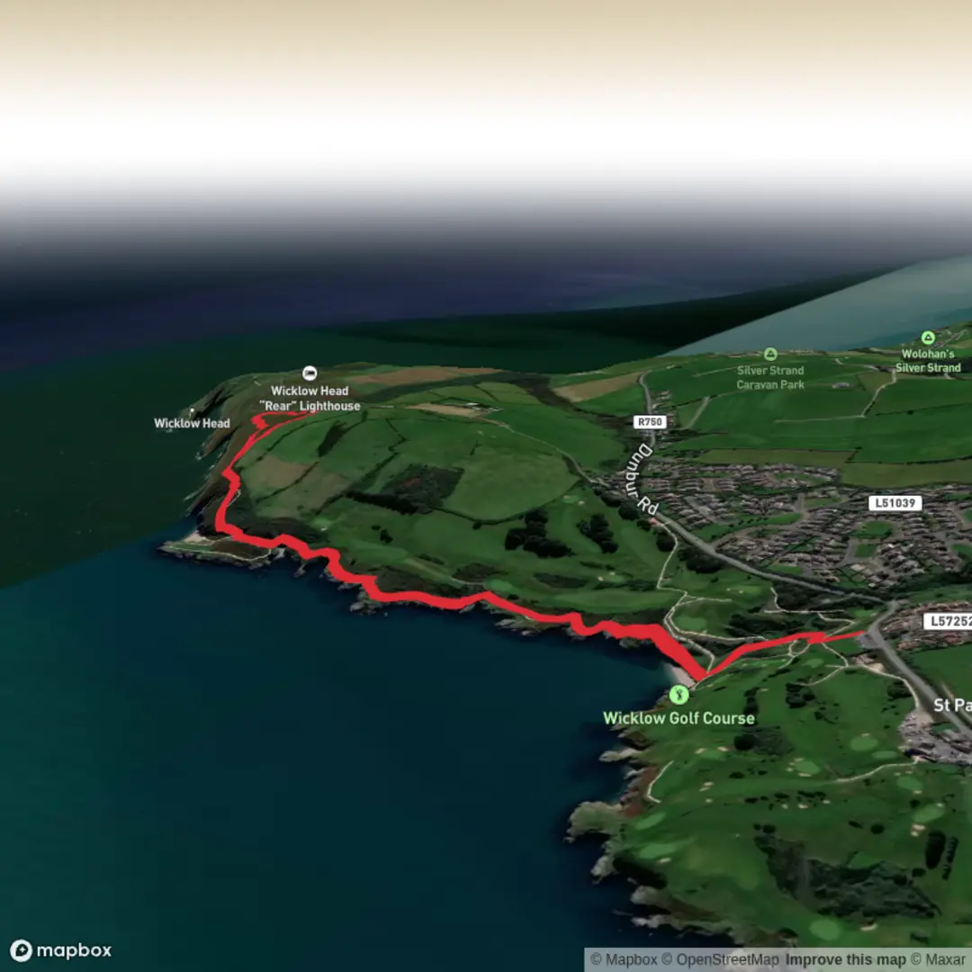An image depicting the trail Glen Beach Cliff Walk and its surrounding area.