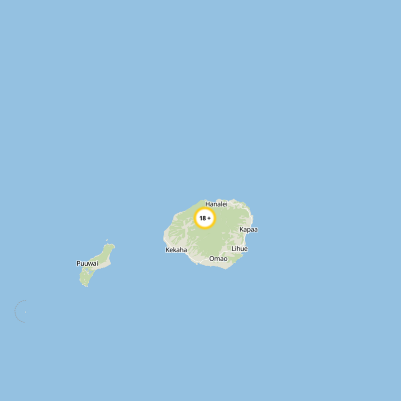 Kauaʻi County Static Map