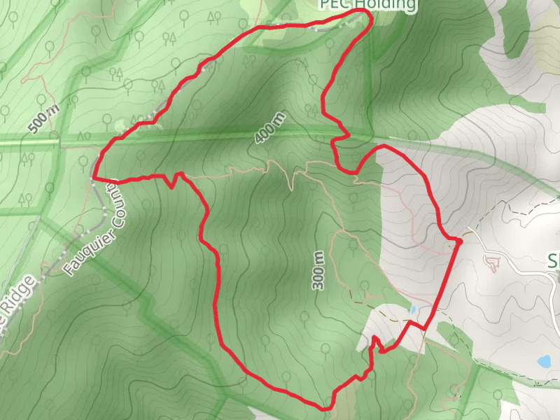 Ambassador Whitehouse Trail, Piedmont Overlook and North Ridge Loop Trail