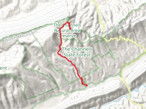 Potato Hill Knob and Middle Knob