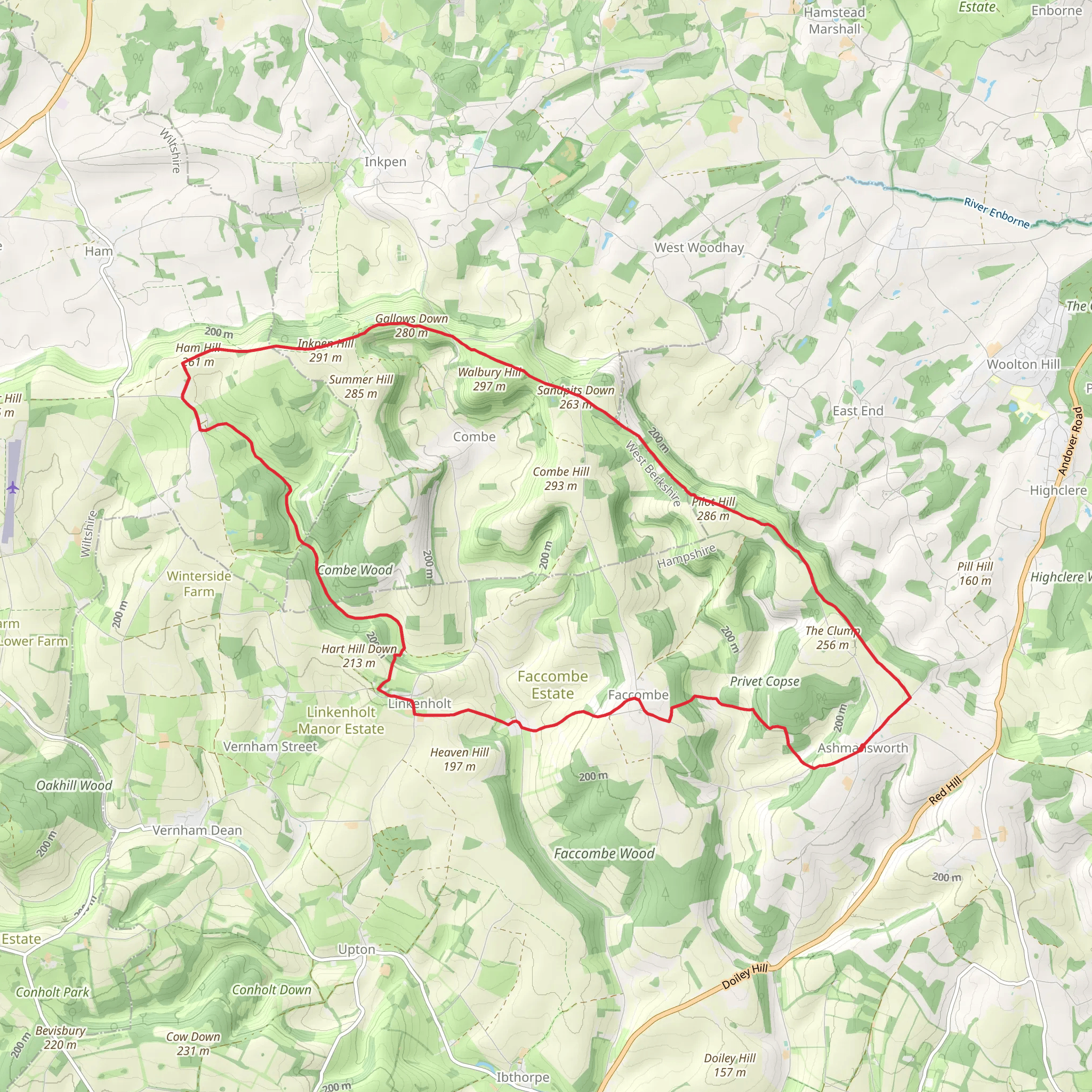 Hampshire and Berkshire Heights mobile static map