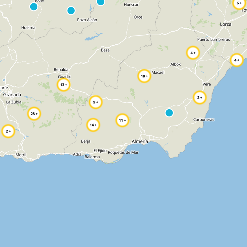 Huécija Static Map