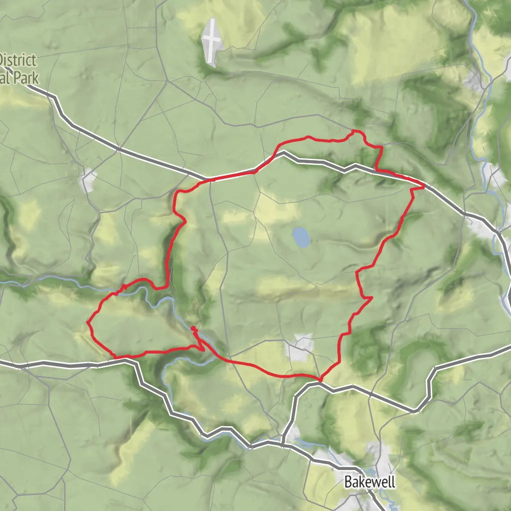 Monsal Eyam mobile static map