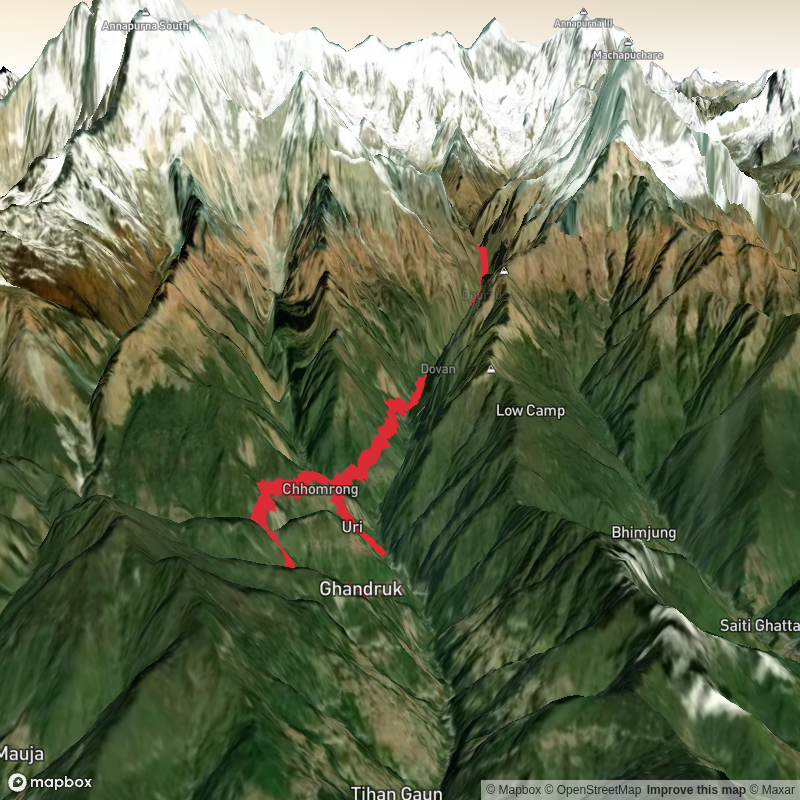 Ghandruk to Annapurna Base Camp