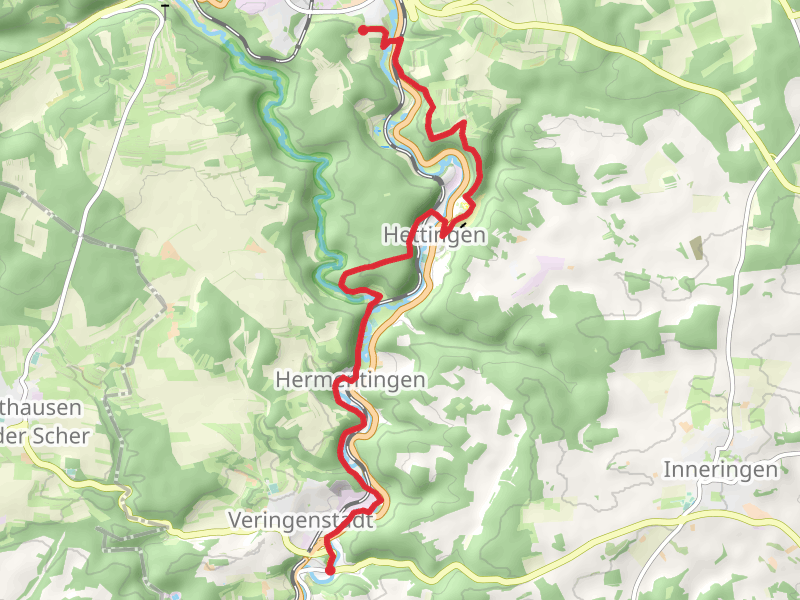 Veringenstadt to Gammertingen Walk