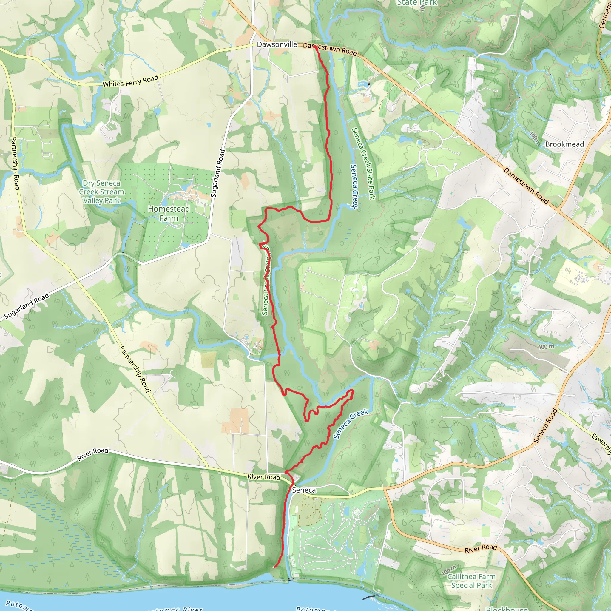 Seneca B mobile static map