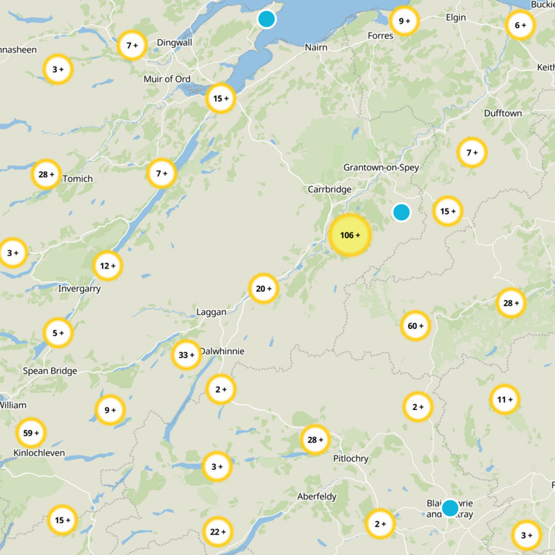 Kingussie Static Map
