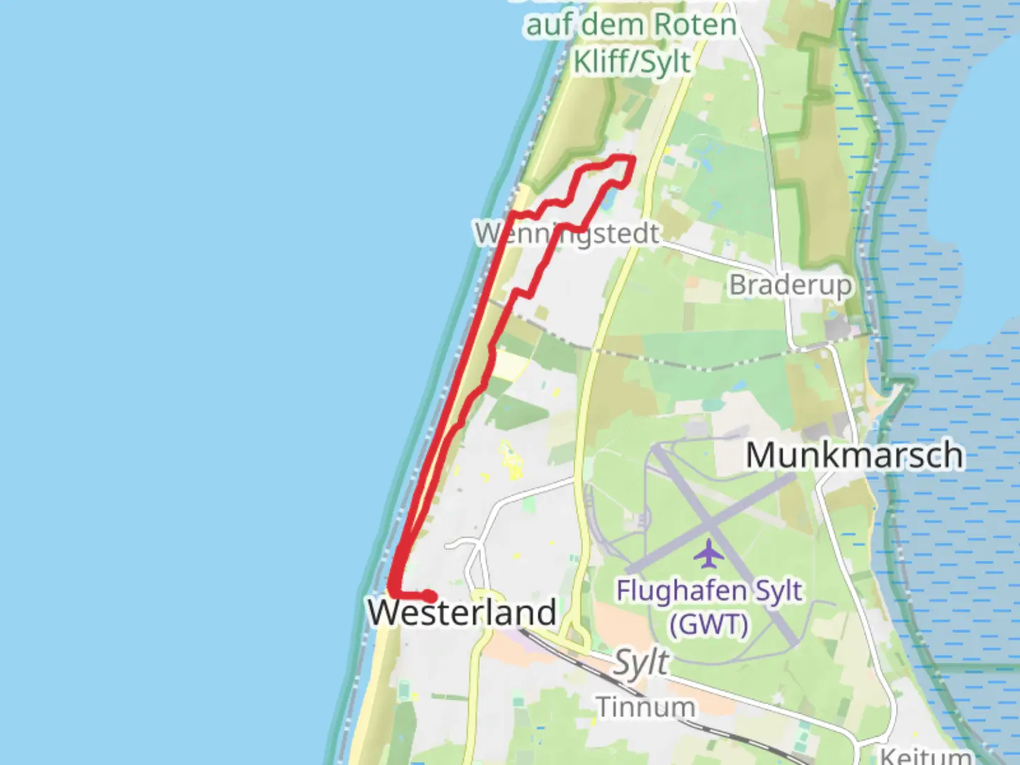 An image depicting the trail Dorfteich via Arnikaweg and its surrounding area.
