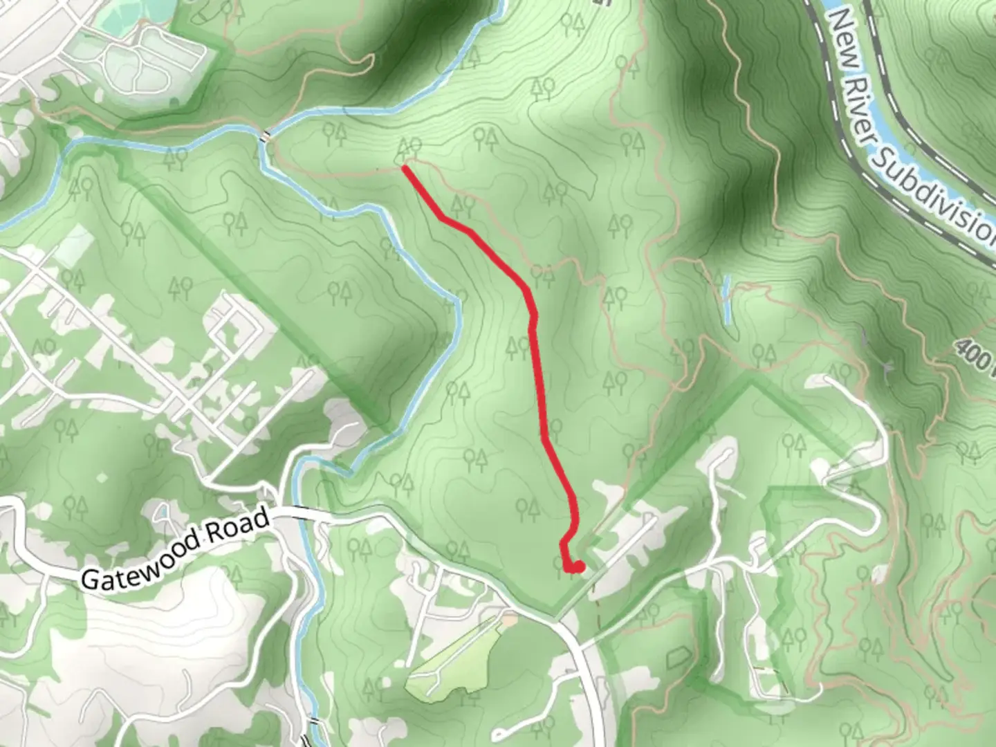 An image depicting the trail Timber Ridge Trail and its surrounding area.