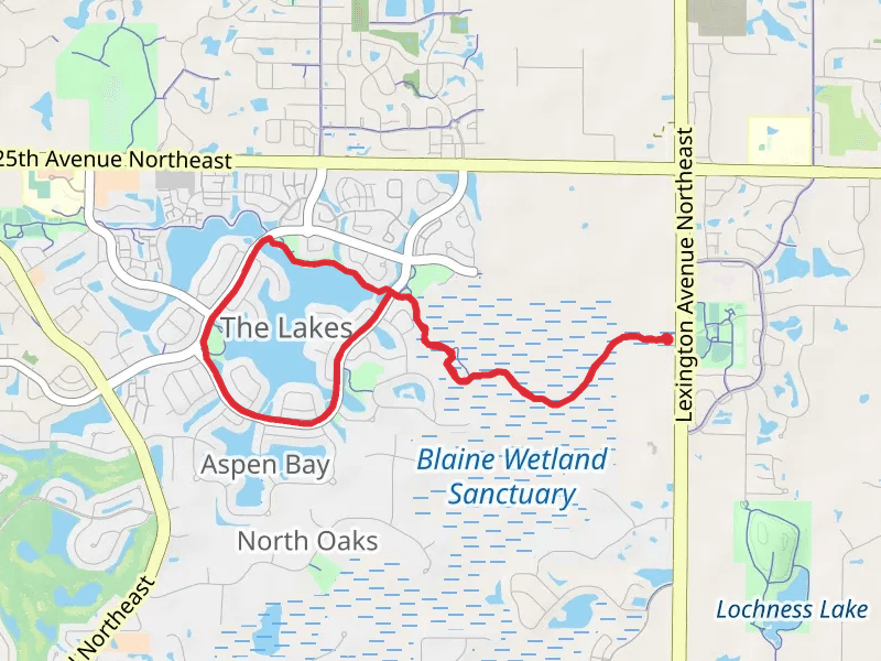 Sunrise Lake via Blaine Wetland Sanctuary Path