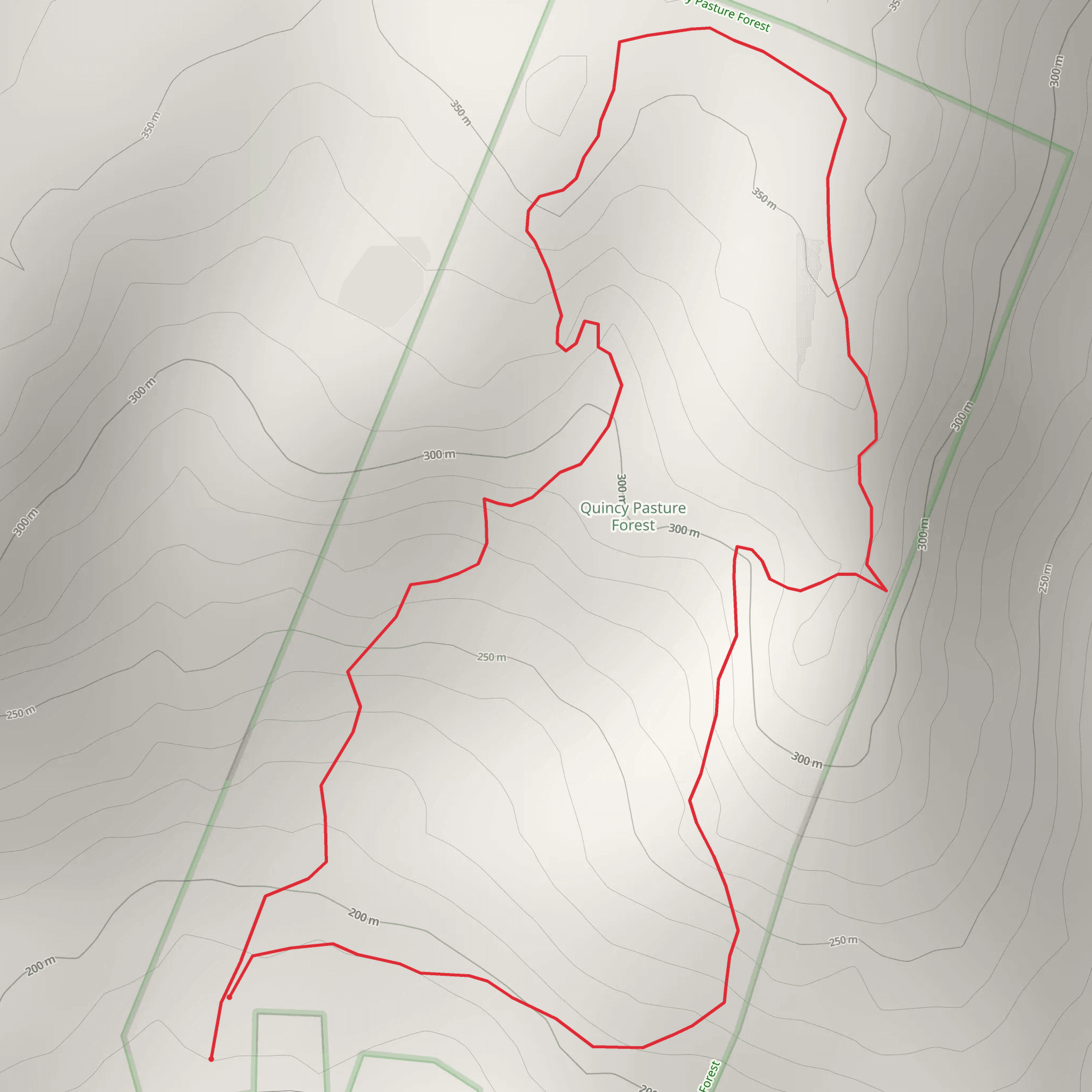 East Rumney Road Loop mobile static map