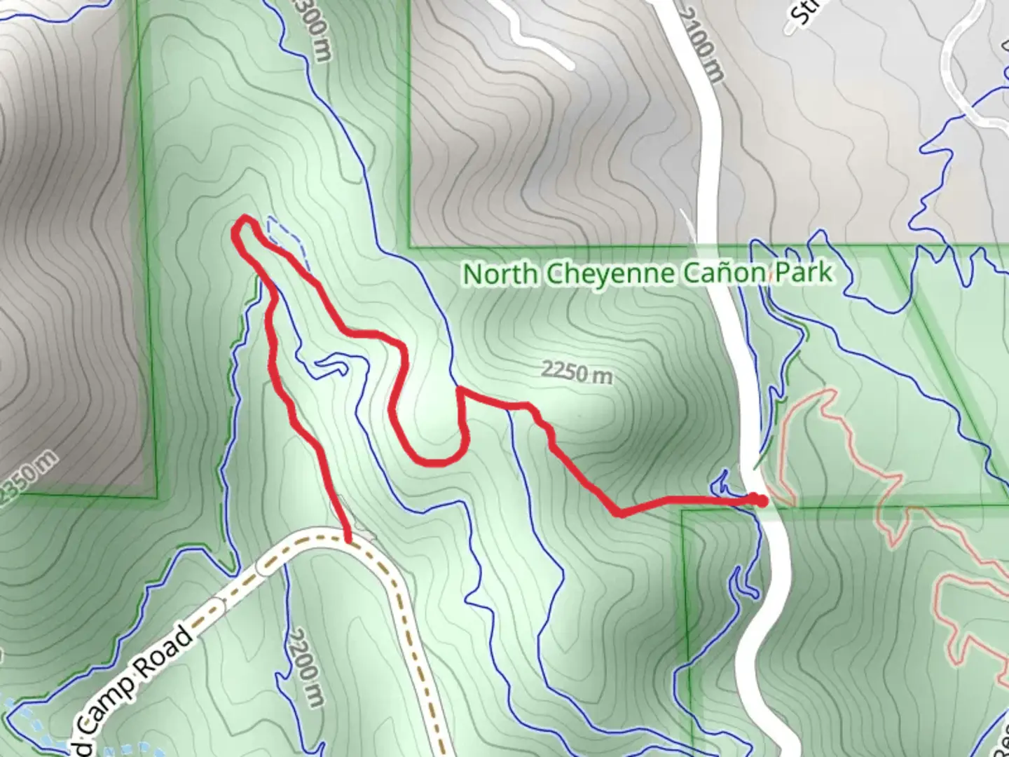 An image depicting the trail Captain Morgan's and Captain Jacks Trail and its surrounding area.