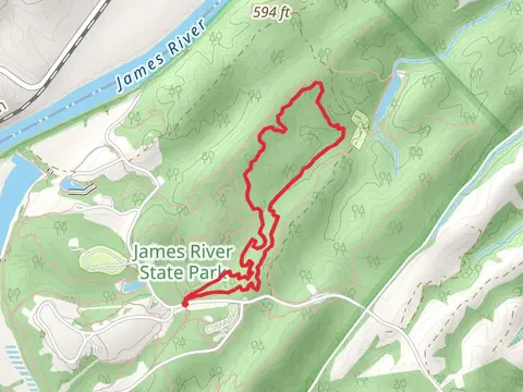 James River State Park Short Loop