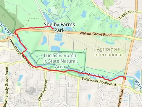 Wolf River Trail and Wolf River Greenway - Hyde Lake