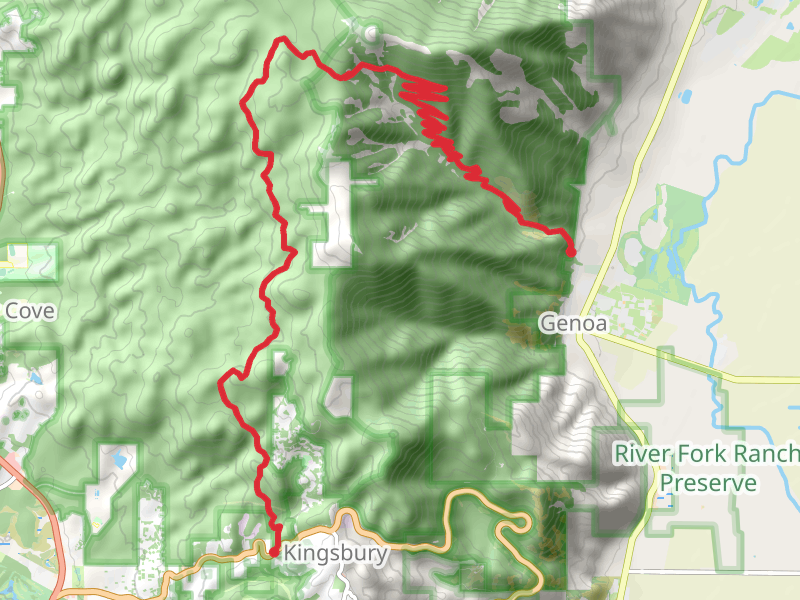 Tahoe Rim to Sierra Canyon Trail