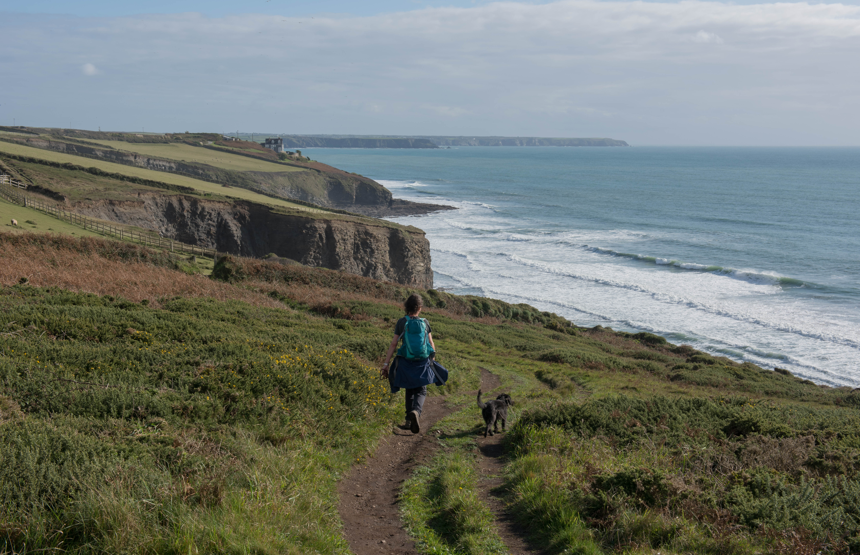 An image depicting the trail Lizard YH - Back from Mullion and its surrounding area.