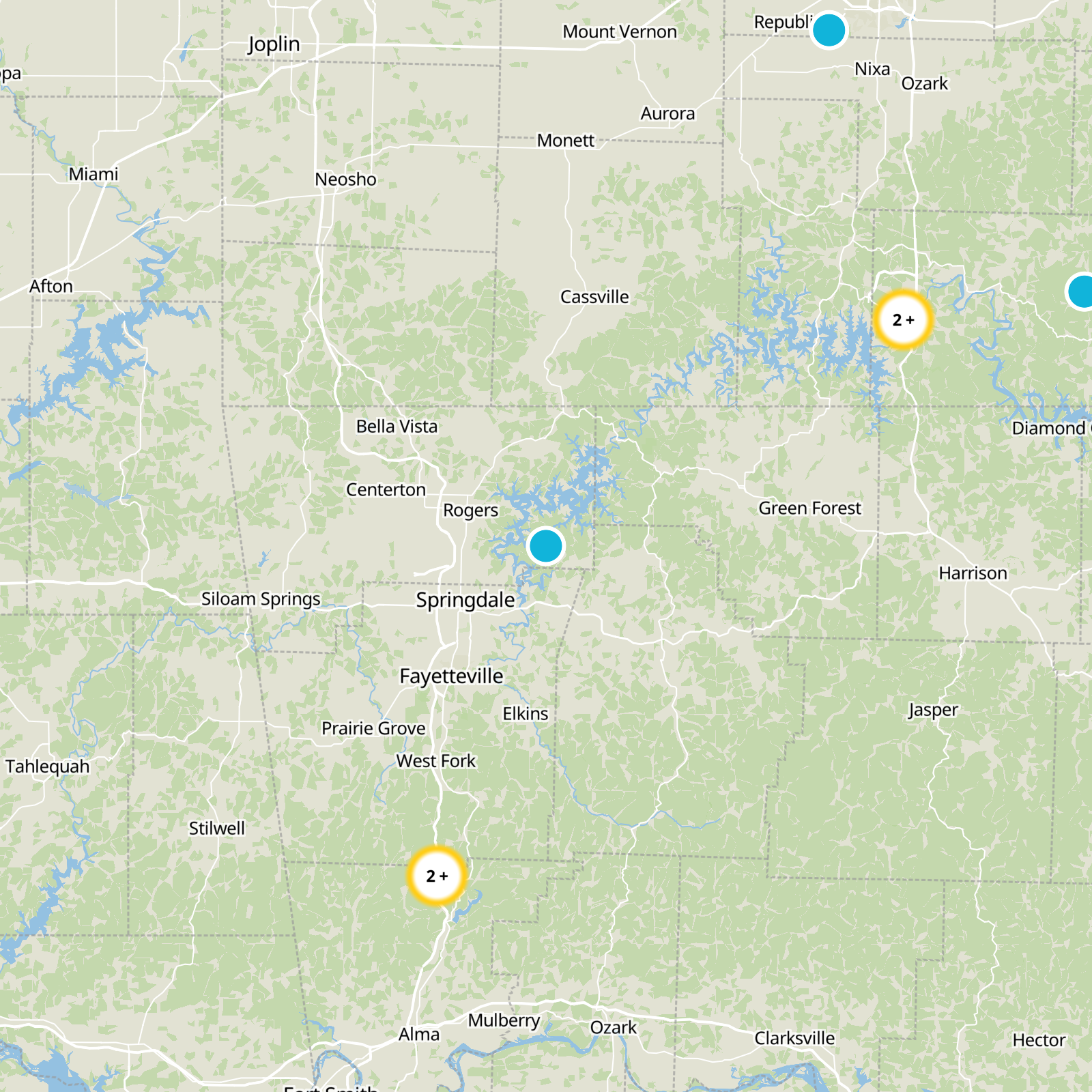 Benton County Static Map