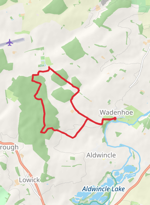 wadenhoe - Lyveden mobile static map
