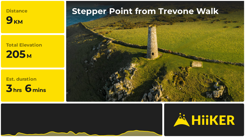 Stepper Point from Trevone Walk | Cornwall | England