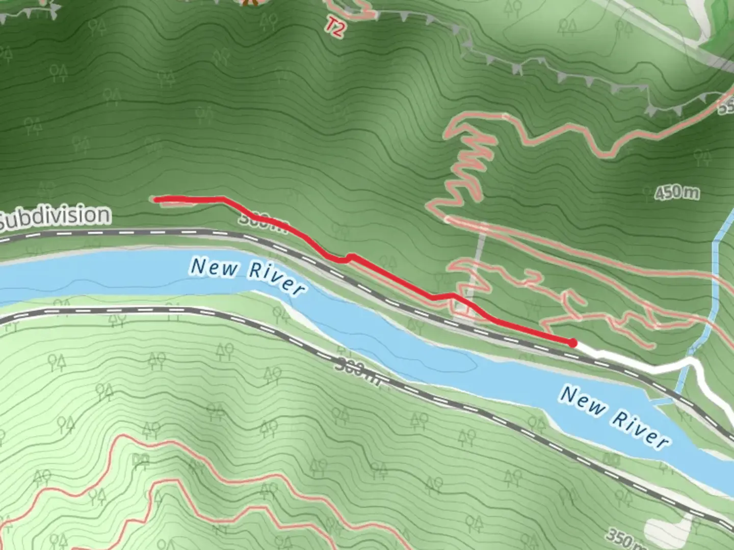 An image depicting the trail Seldom Seen Trail and its surrounding area.