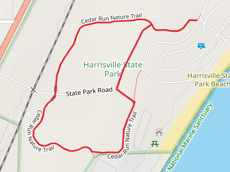 Harrisville State Park Loop