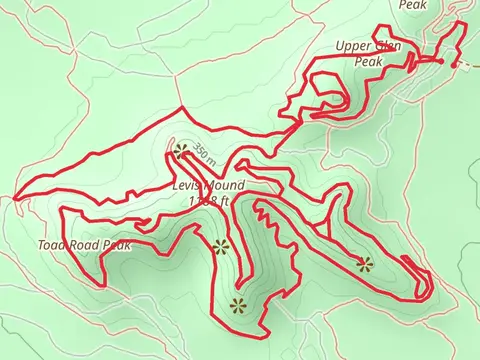 Upper Glen Peak and Levis Mound Loop