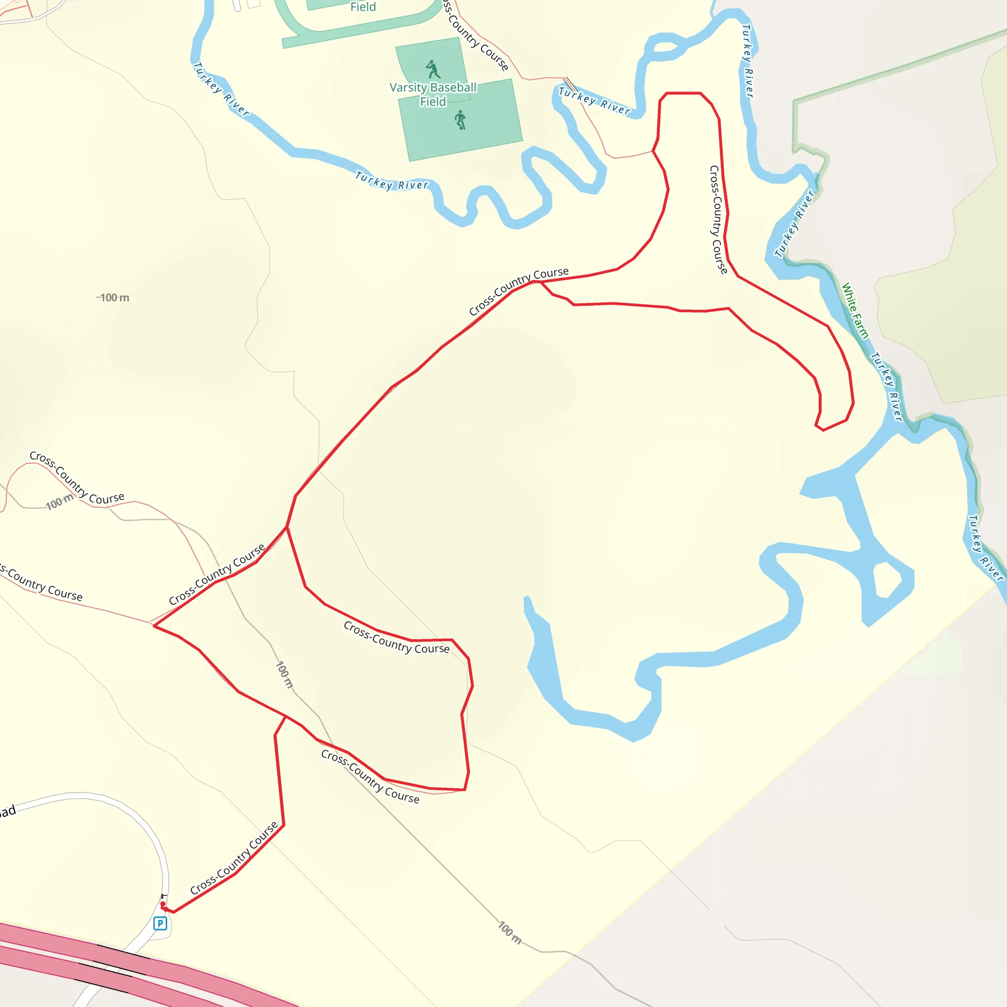 Turkey River Loop mobile static map